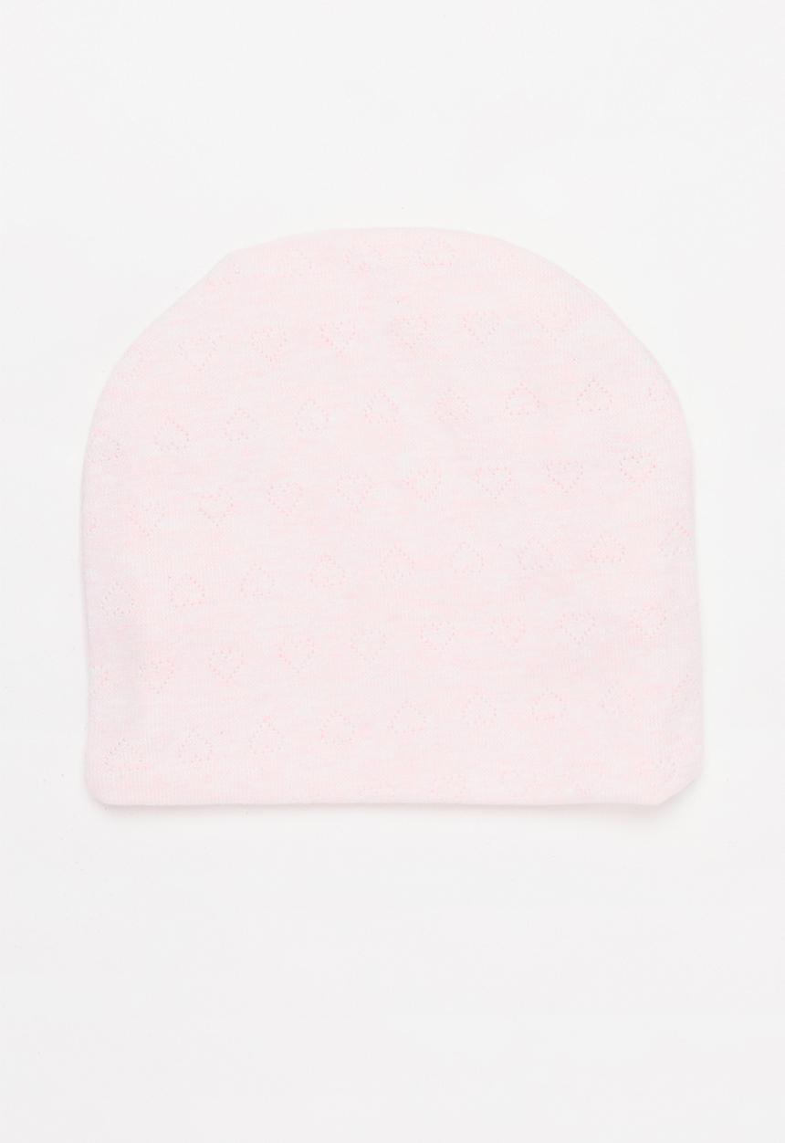 Pop Candy - 2 Pack stripe beanie - pink & white