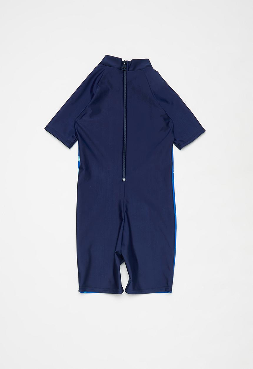 Pop Candy - Boys printed swimsuit - blue & navy 