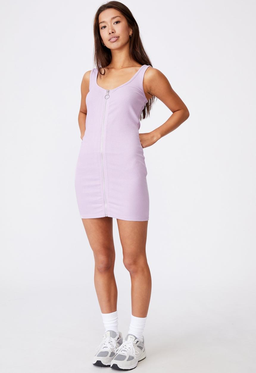 Factorie - Zipper front dress - orchid bloom