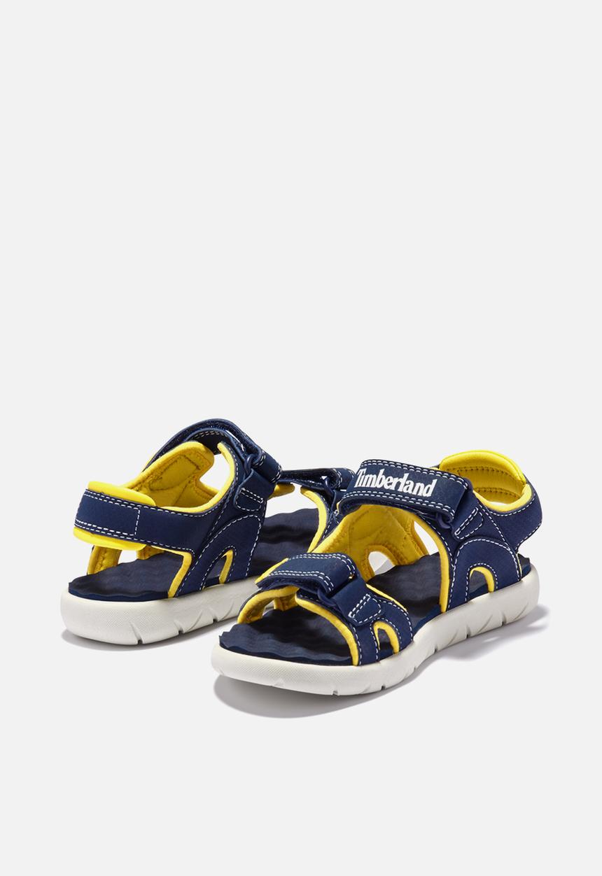 Timberland - Perkins row 2 strap - navy & yellow