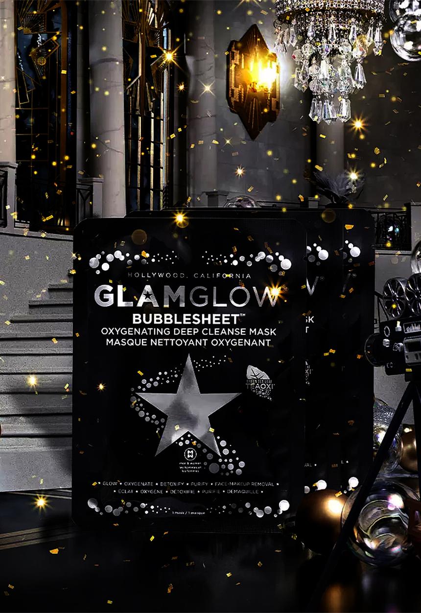 GLAMGLOW - Pre-Party Prep: Oxygenating Deep Cleanse BUBBLESHEET™ Mask Trio