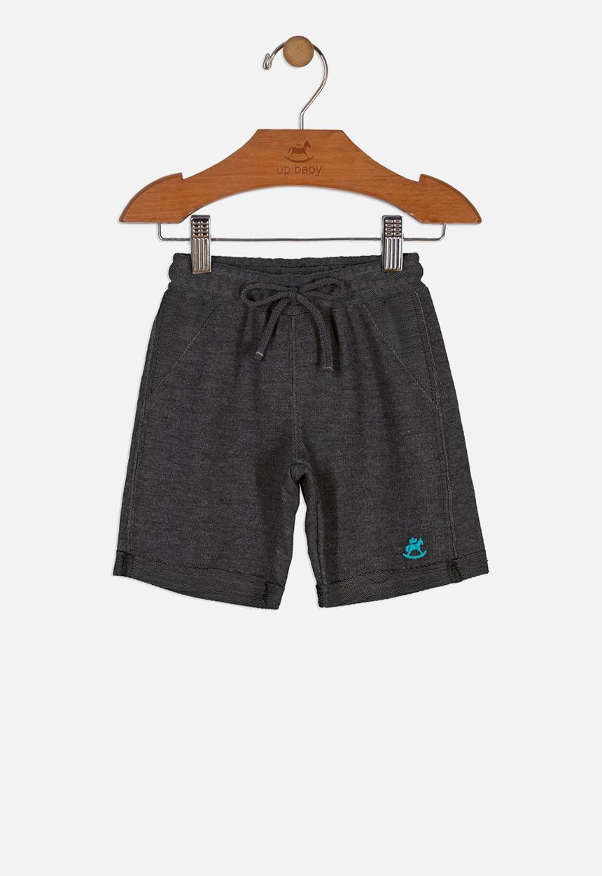 UP Baby - Boys sweat bermuda - dark grey