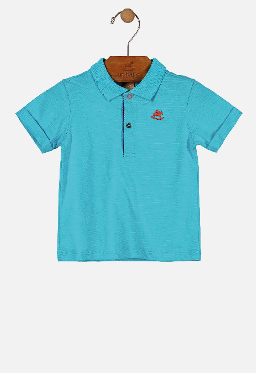 UP Baby - Single jersey polo shirt - blue