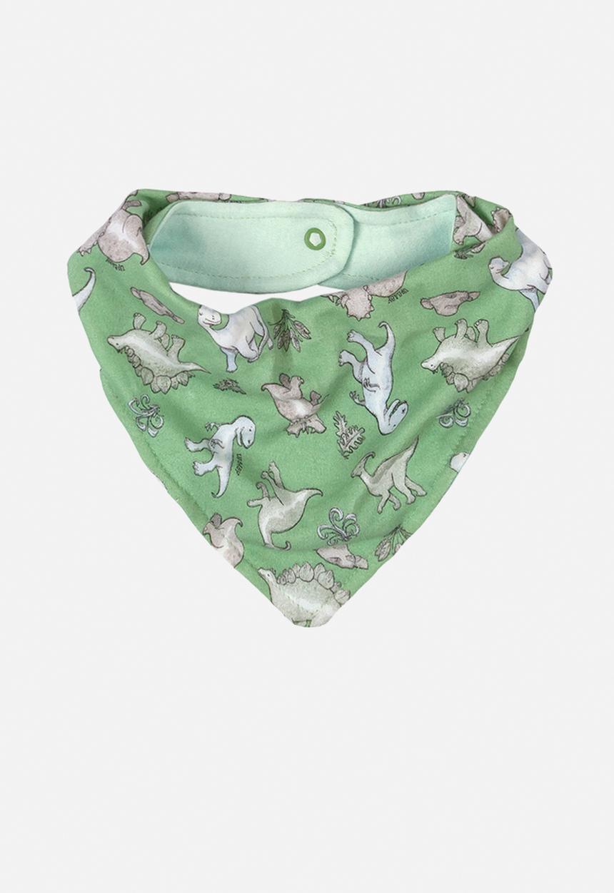 UP Baby - Boys soft cotton bib - green