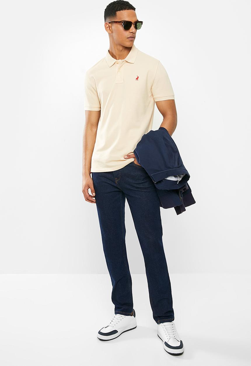 POLO - Carter custom fit ss pique golfer - stone