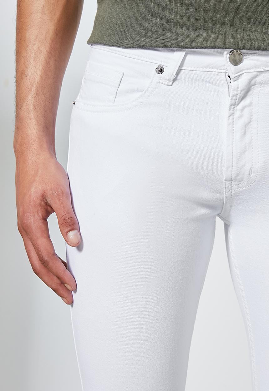 Superbalist - Seattle skinny knee slice jeans - white