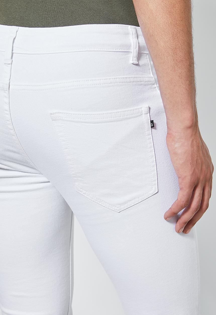 Superbalist - Seattle skinny knee slice jeans - white