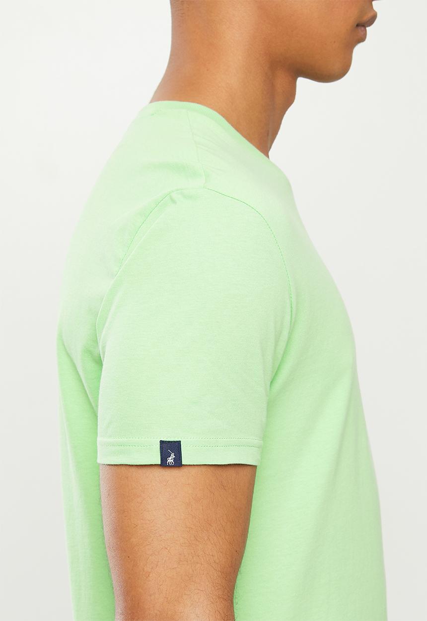 POLO - Lucas crew neck tee - light green