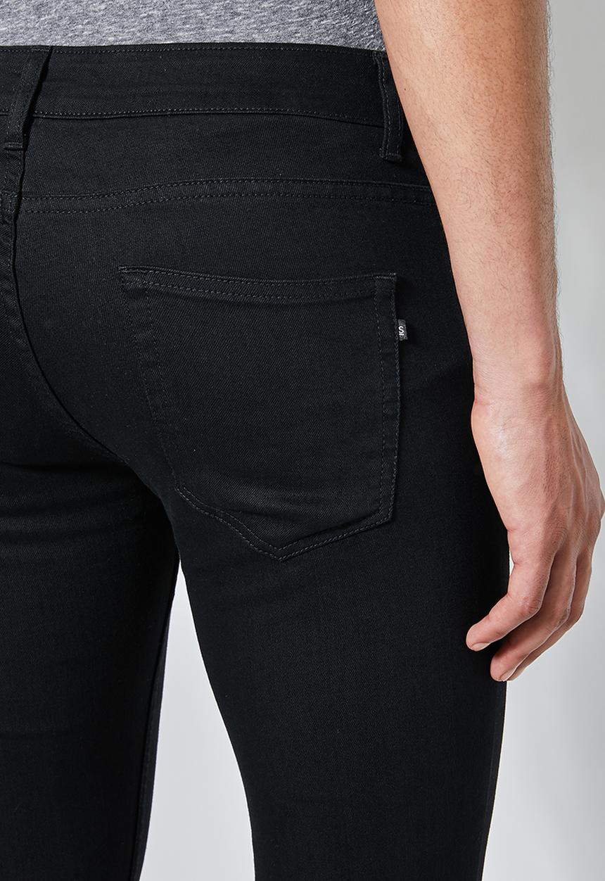 Superbalist - Seattle skinny knee slice jeans - black
