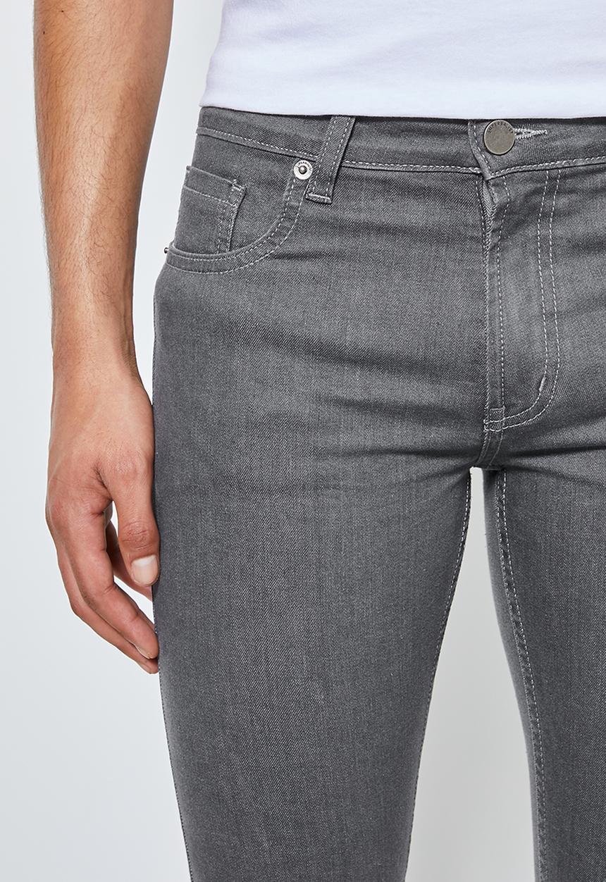 Superbalist - Seattle skinny knee slice jeans - grey