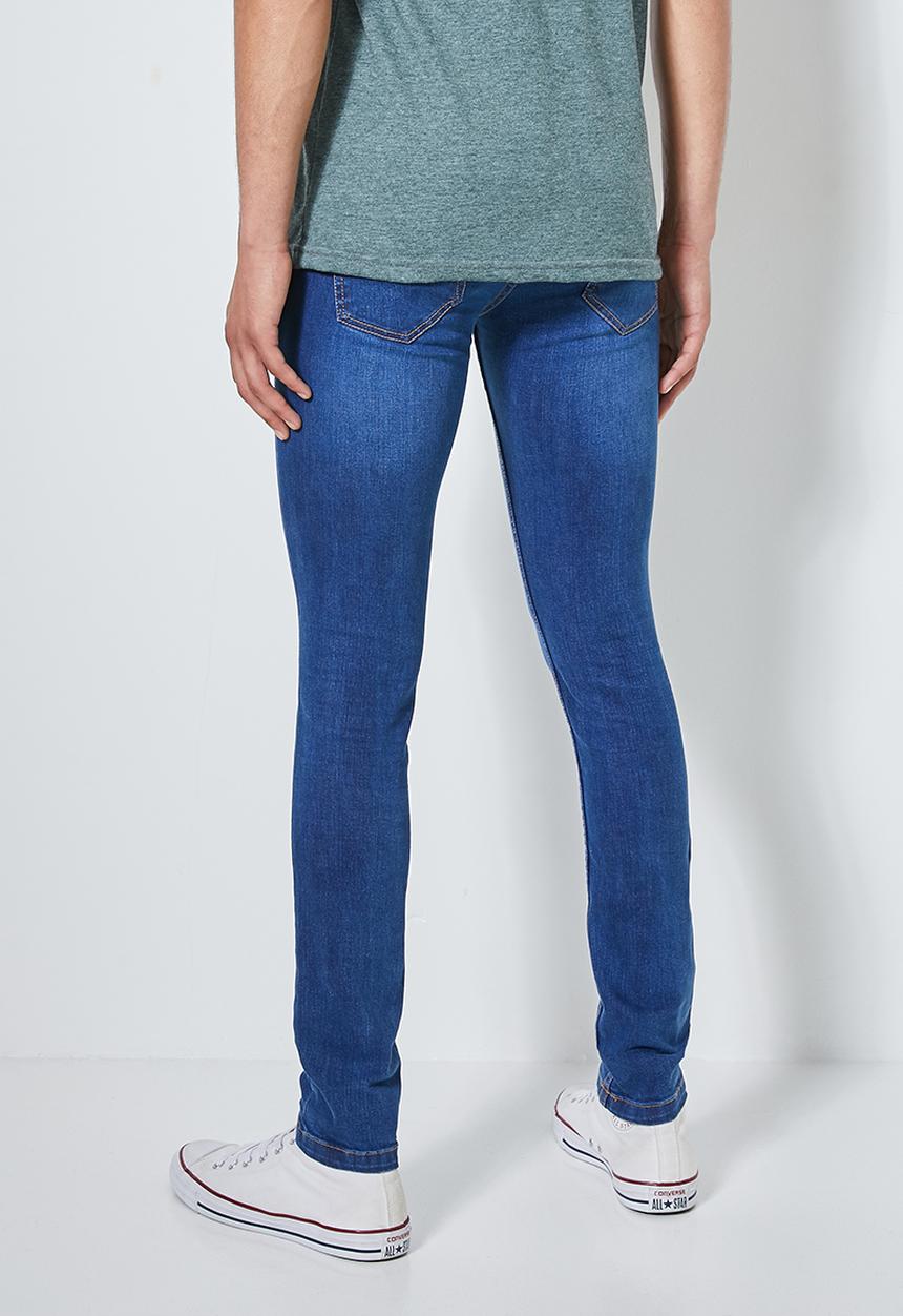 Superbalist - Seattle skinny knee slice jeans - blue