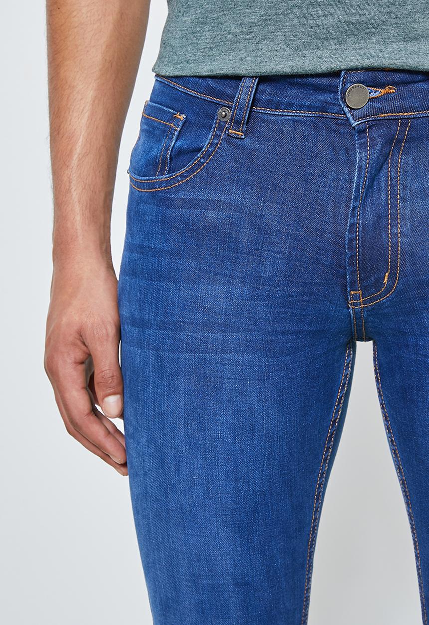 Superbalist - Seattle skinny knee slice jeans - blue