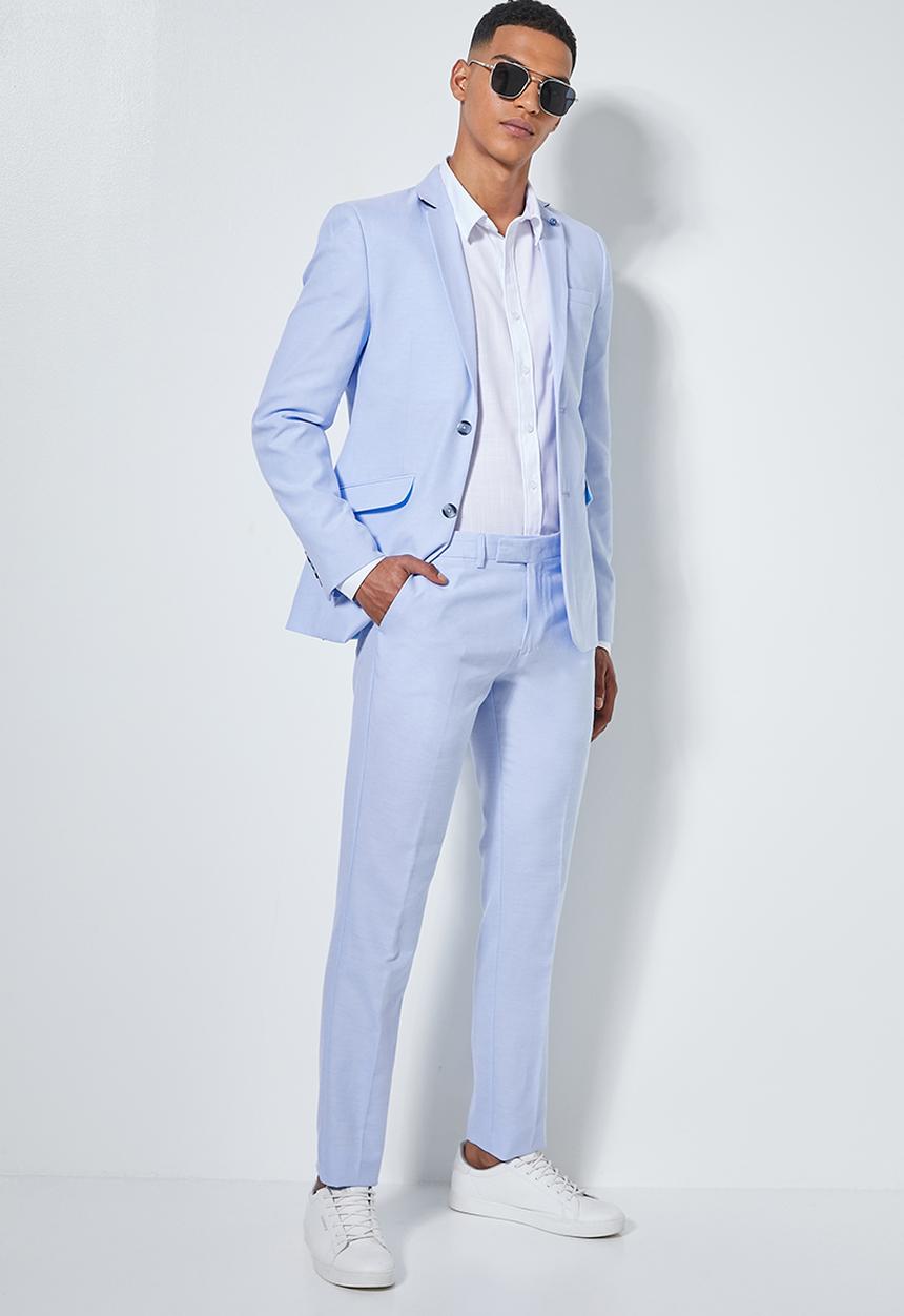 Superbalist - Regent slim fit trousers - light blue