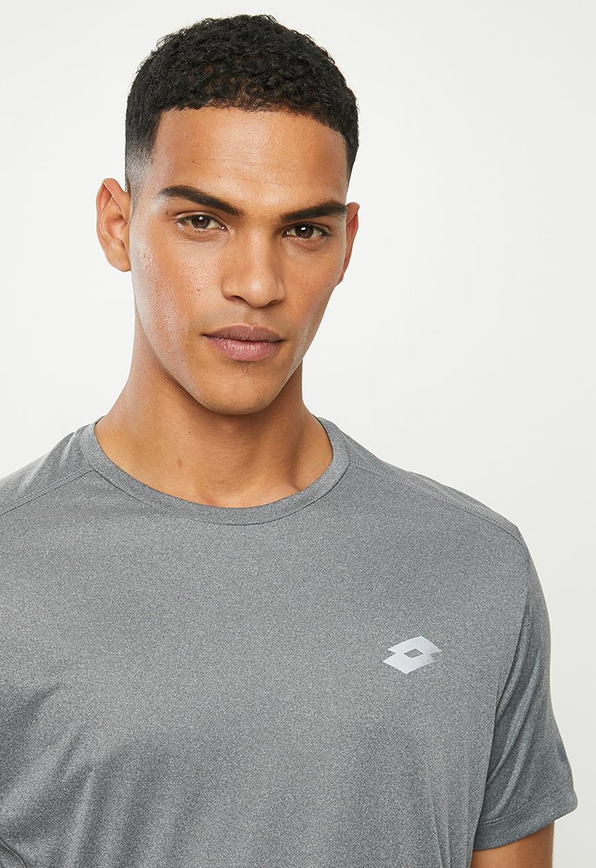 lotto - X-run tee mel pl tee - grey