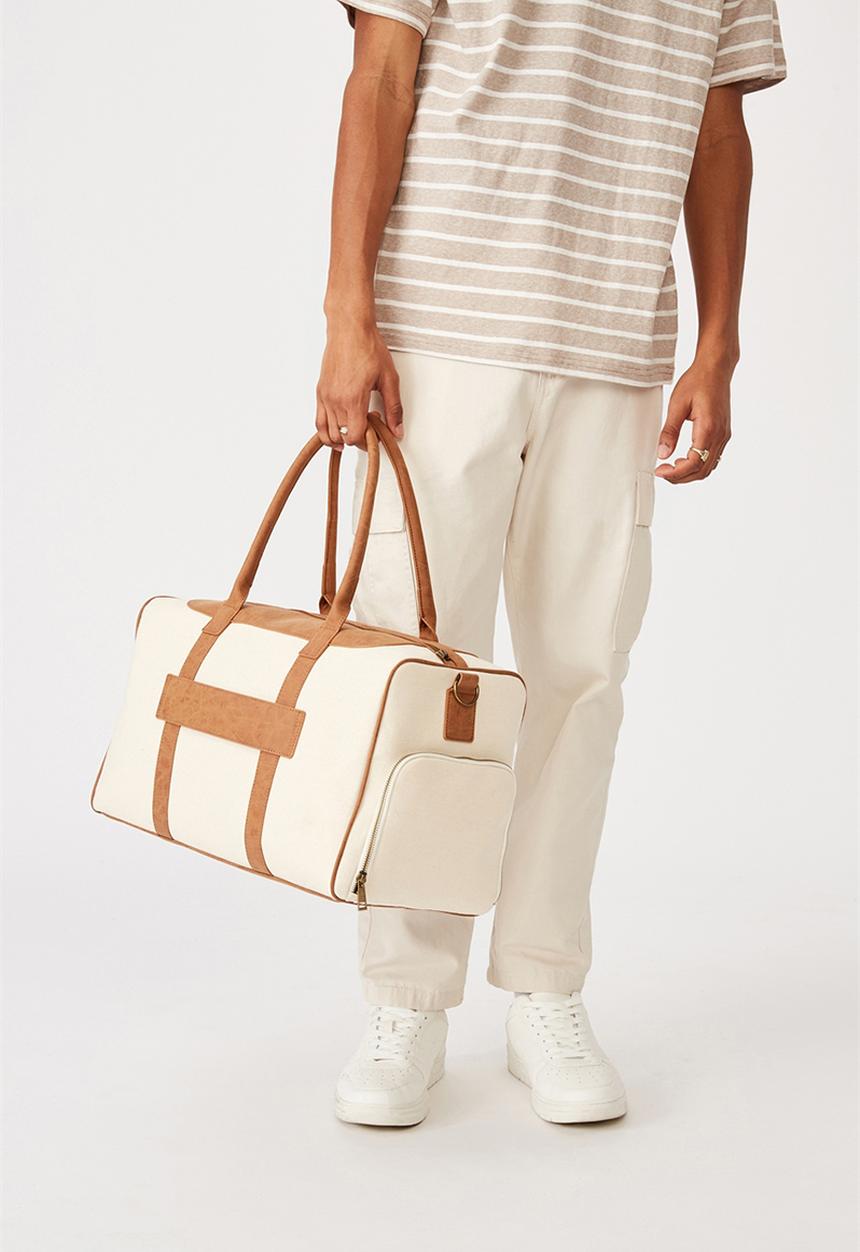 Typo - Nuevo overnighter bag cvs - natural and mid tan