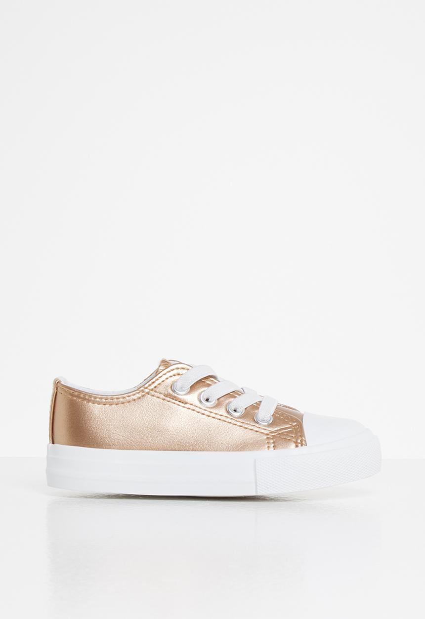 Cotton On - Classic trainer lace up - rose gold