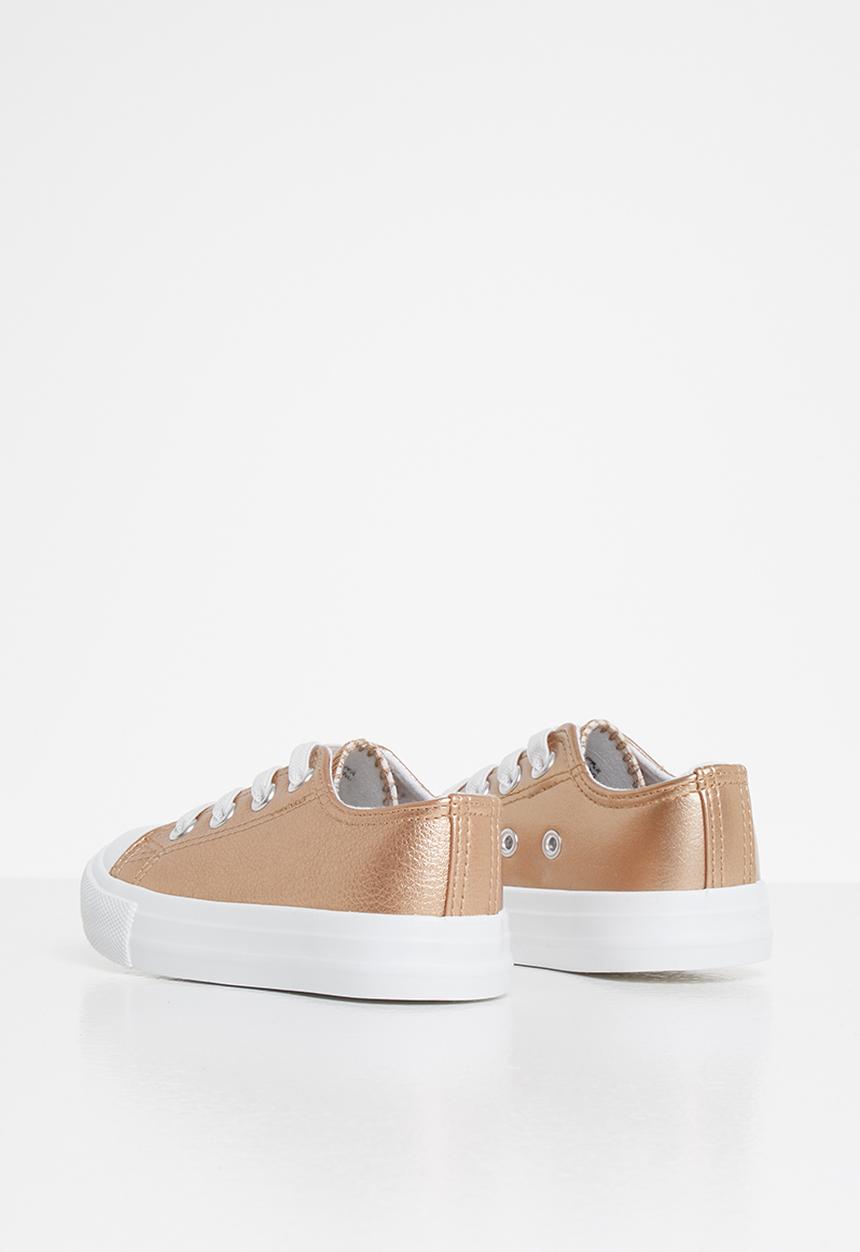 Cotton On - Classic trainer lace up - rose gold