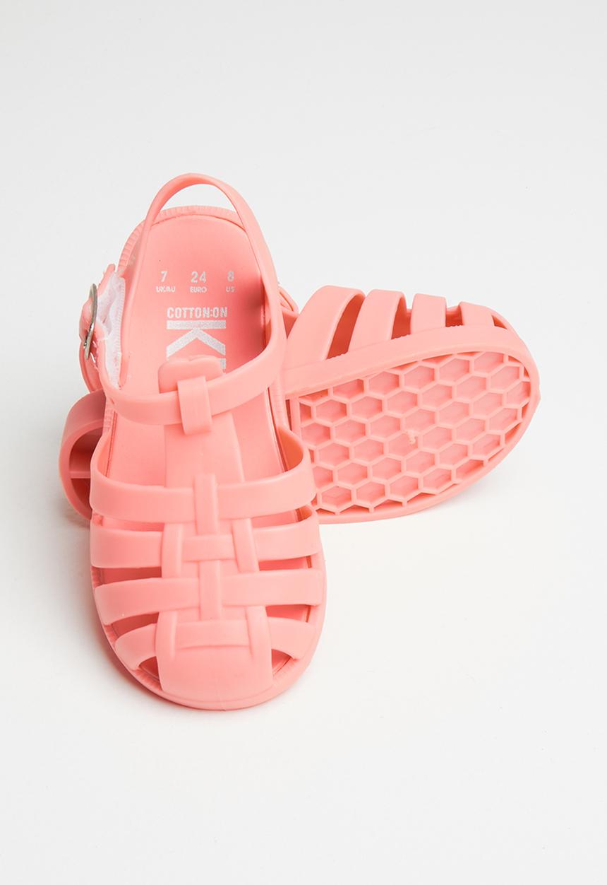 Cotton On - Amalfi jelly sandal - smoked salmon