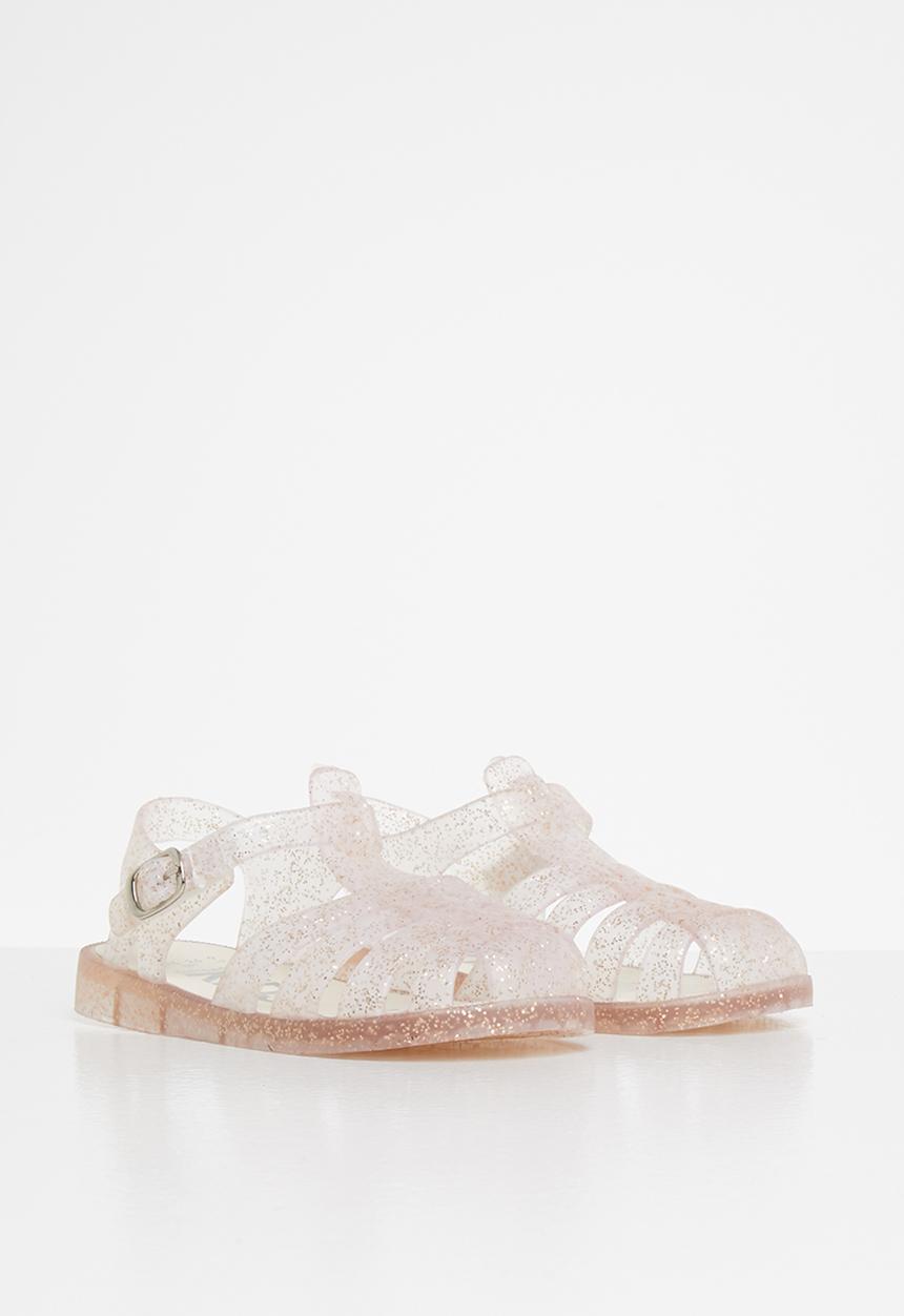 Cotton On - Amalfi jelly sandal - matte gold glitter