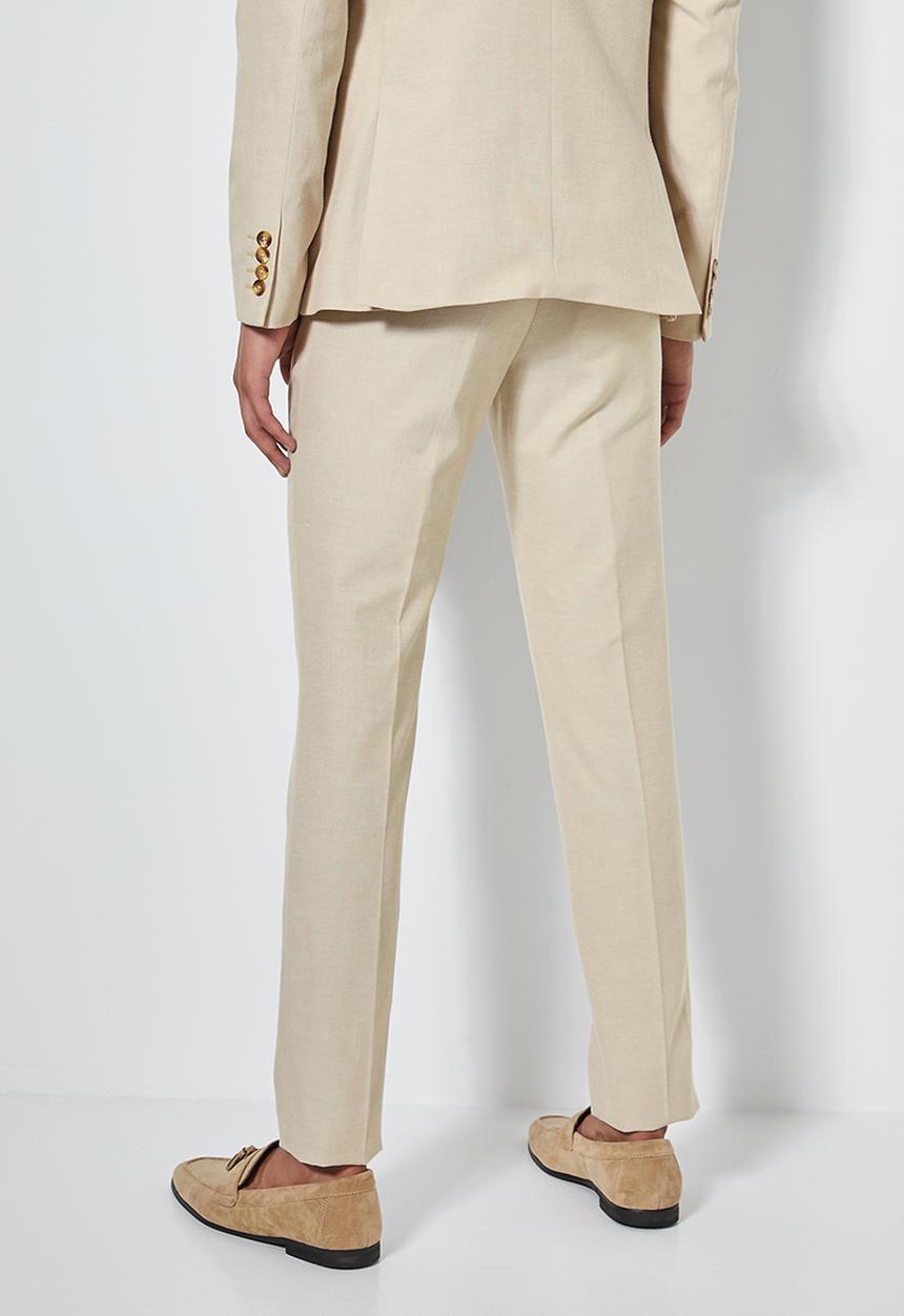 Superbalist - Regent slim fit trousers - beige 