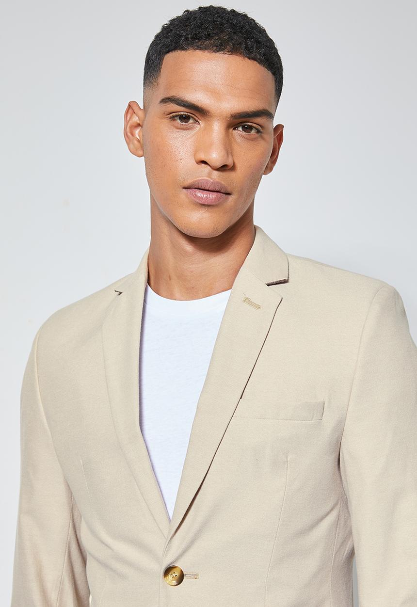 Superbalist - Regent slim fit blazer - beige 
