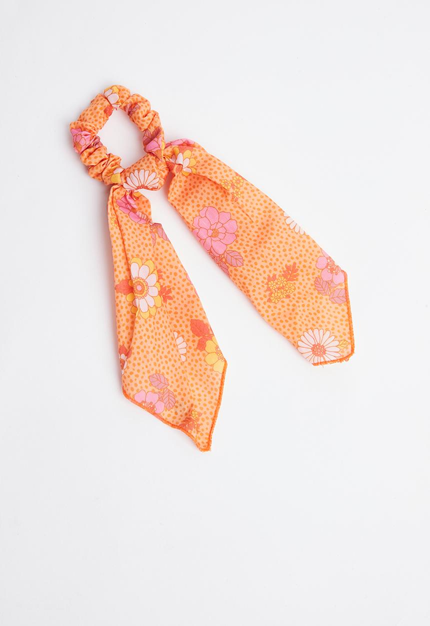 Cotton On - Scarf scrunchie poplin - orange