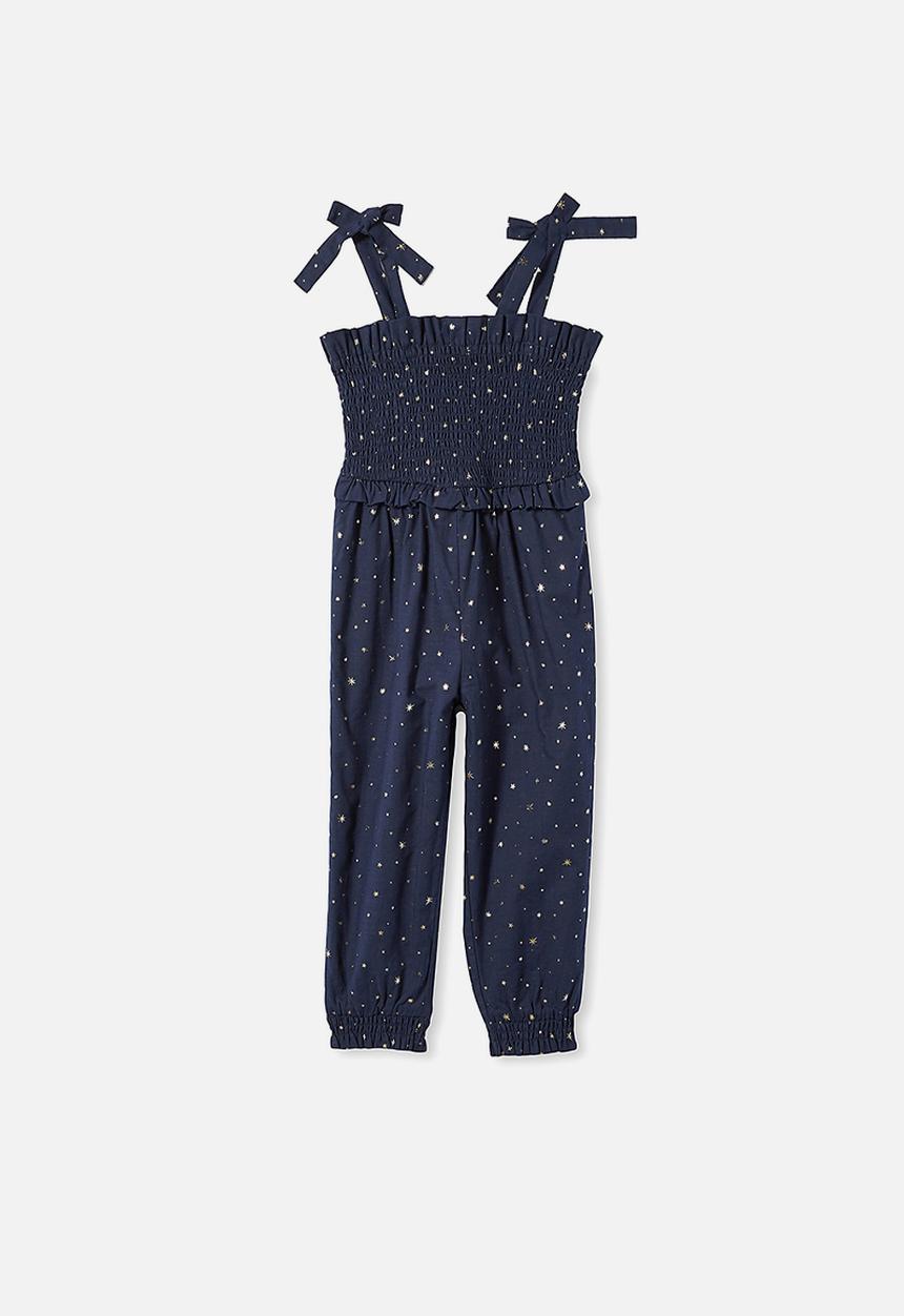 Cotton On - Imogen shirred jumpsuit - navy