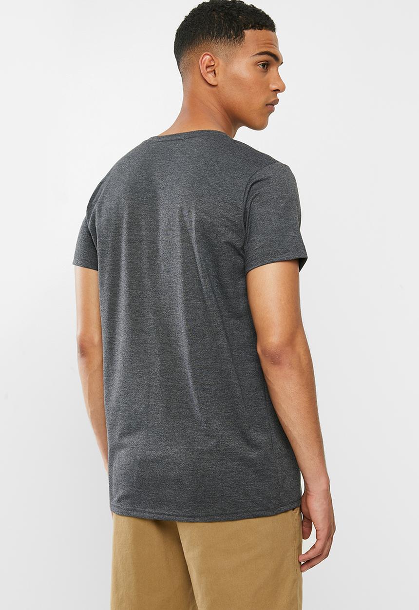 Fox - Highway tee - heather black