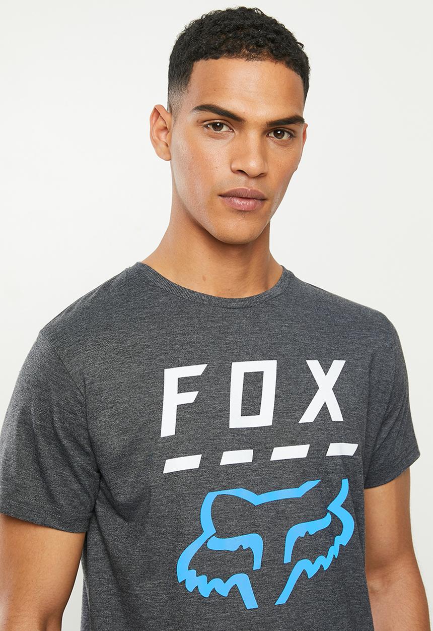 Fox - Highway tee - heather black
