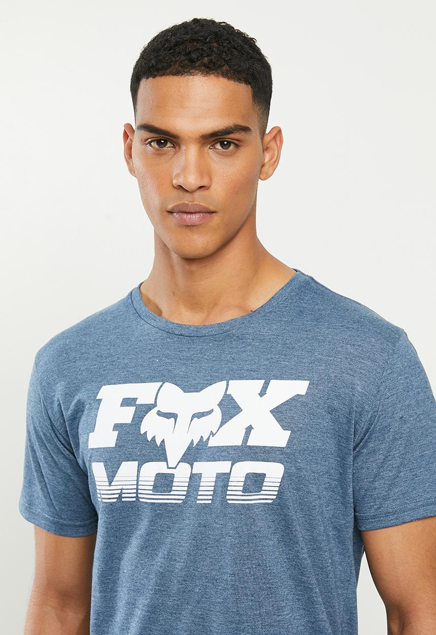 Fox - Charger  tee - posidon melange
