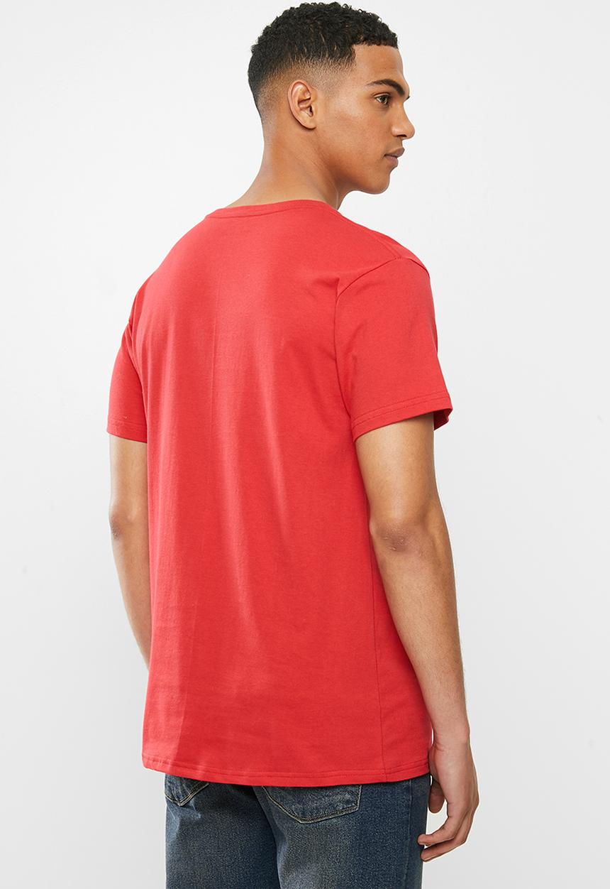Fox - Clocked out tee - chillii red