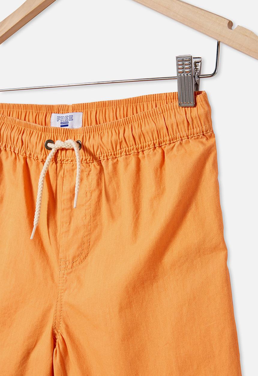 Free by Cotton On - Boys volly short - orange