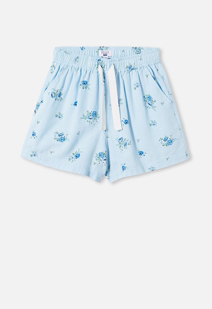 Free by Cotton On - Chelsea woven short - blue