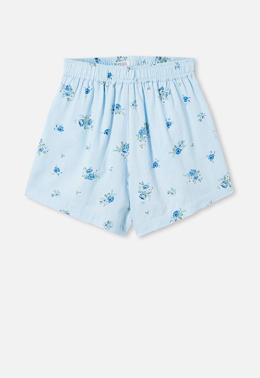 Free by Cotton On - Chelsea woven short - blue