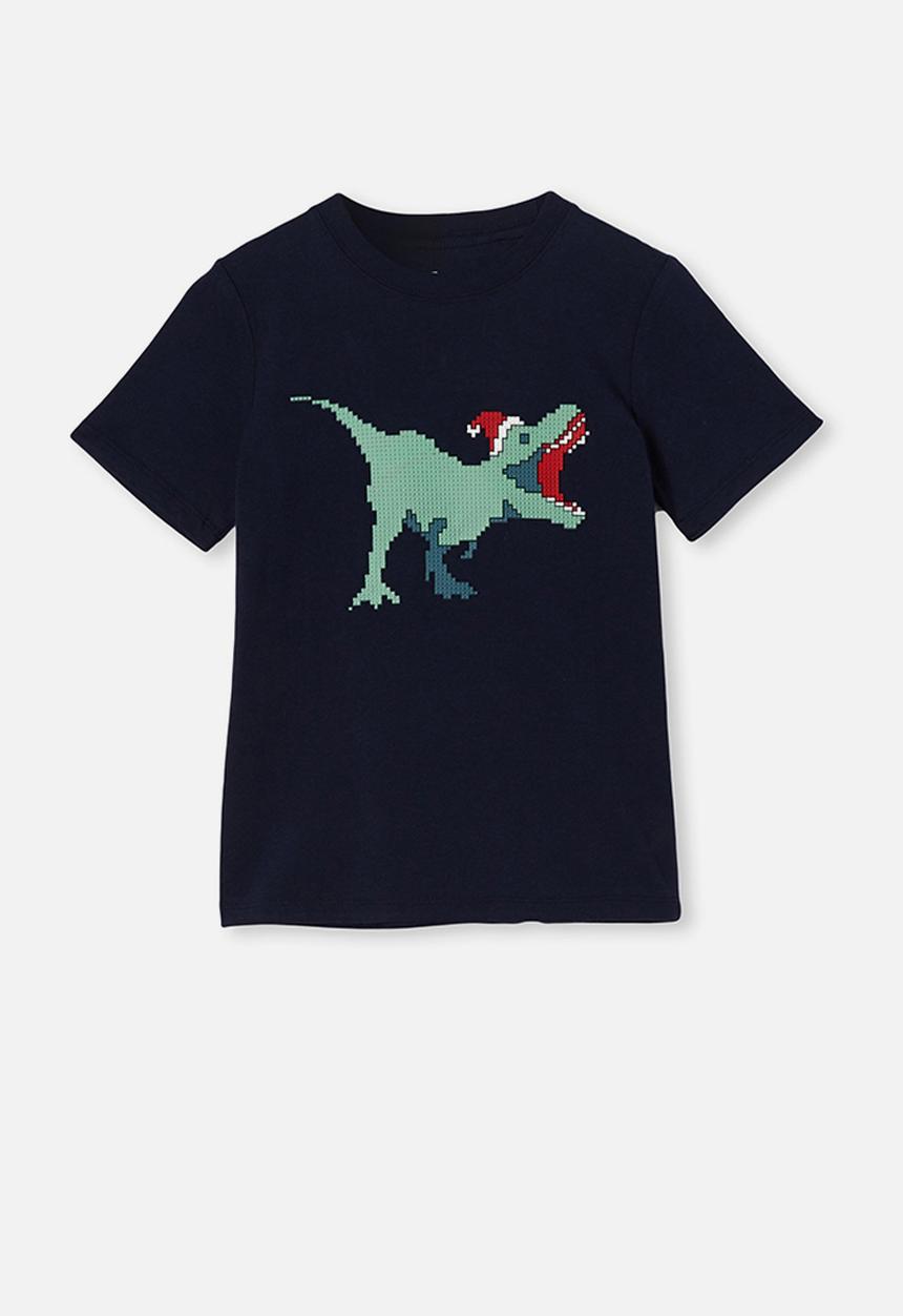 Cotton On - Downtown short sleeve tee - navy 