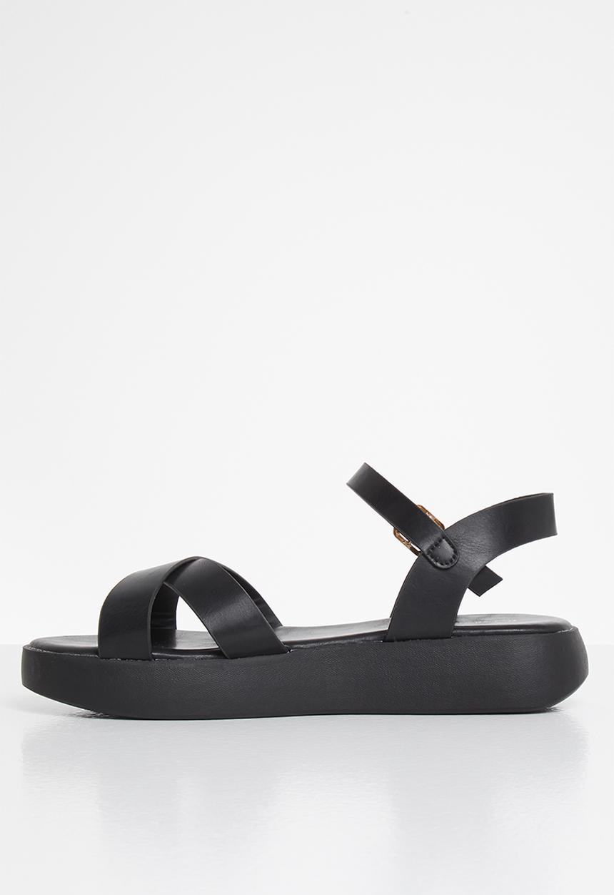 Jada - Flatform sandal - black