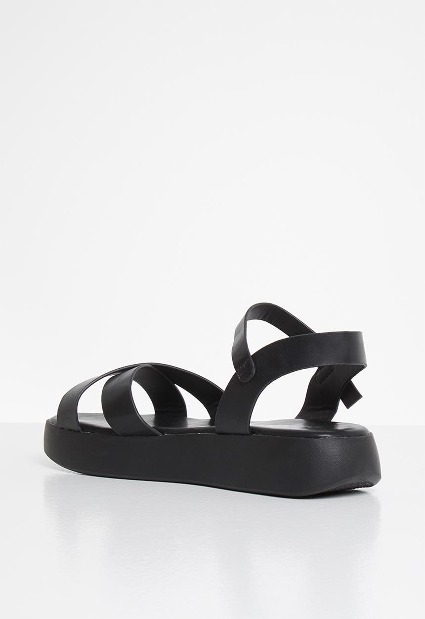 Jada - Flatform sandal - black