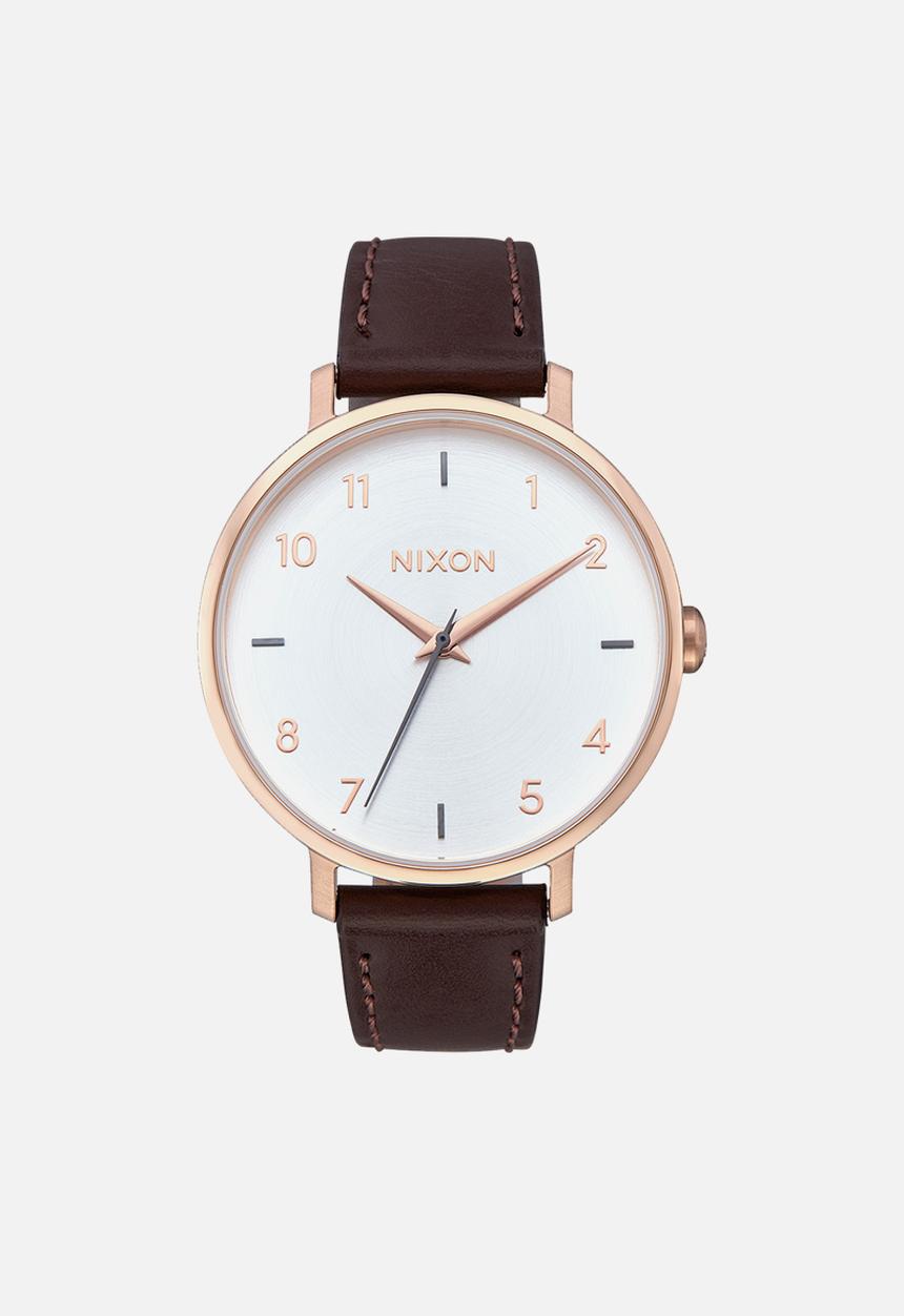 Nixon - Arrow leather - rose gold 