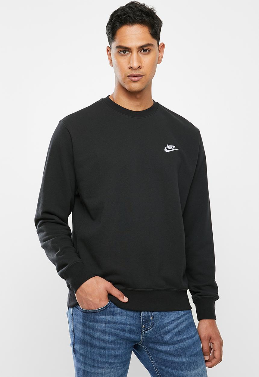 Nike - Nsw club crew neck sweater - black