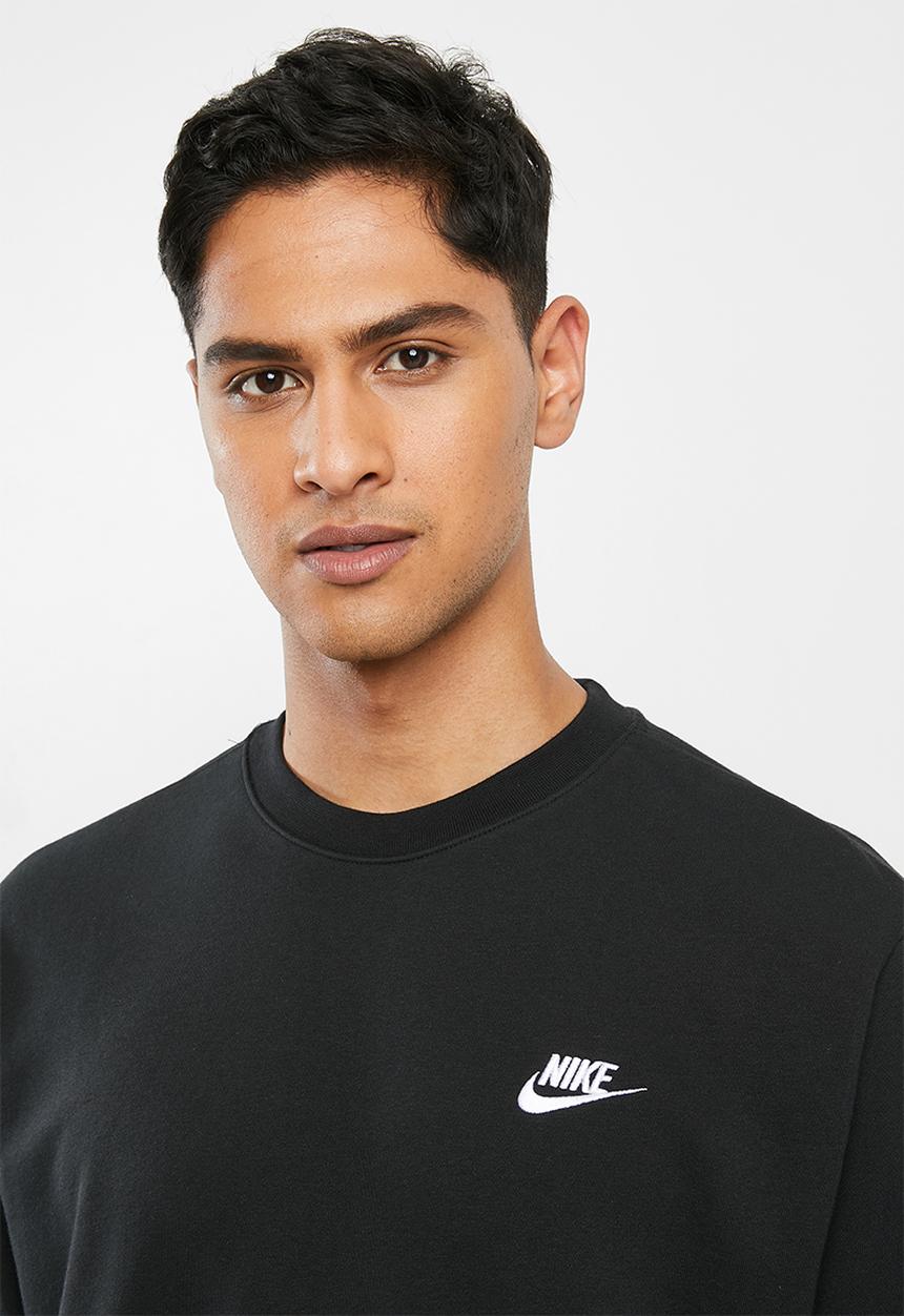Nike - Nsw club crew neck sweater - black