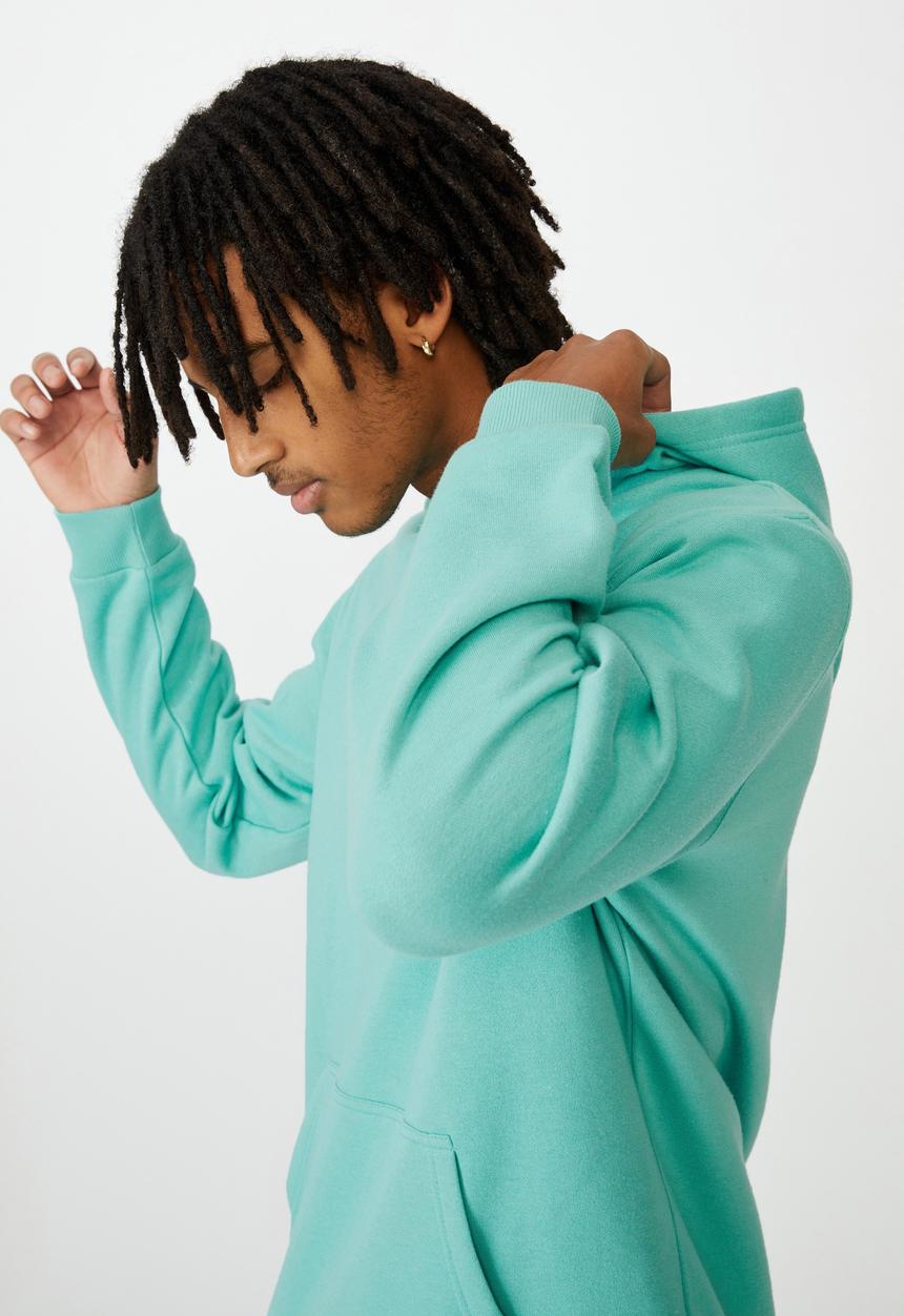 Factorie - Basic hoodie - cool mint