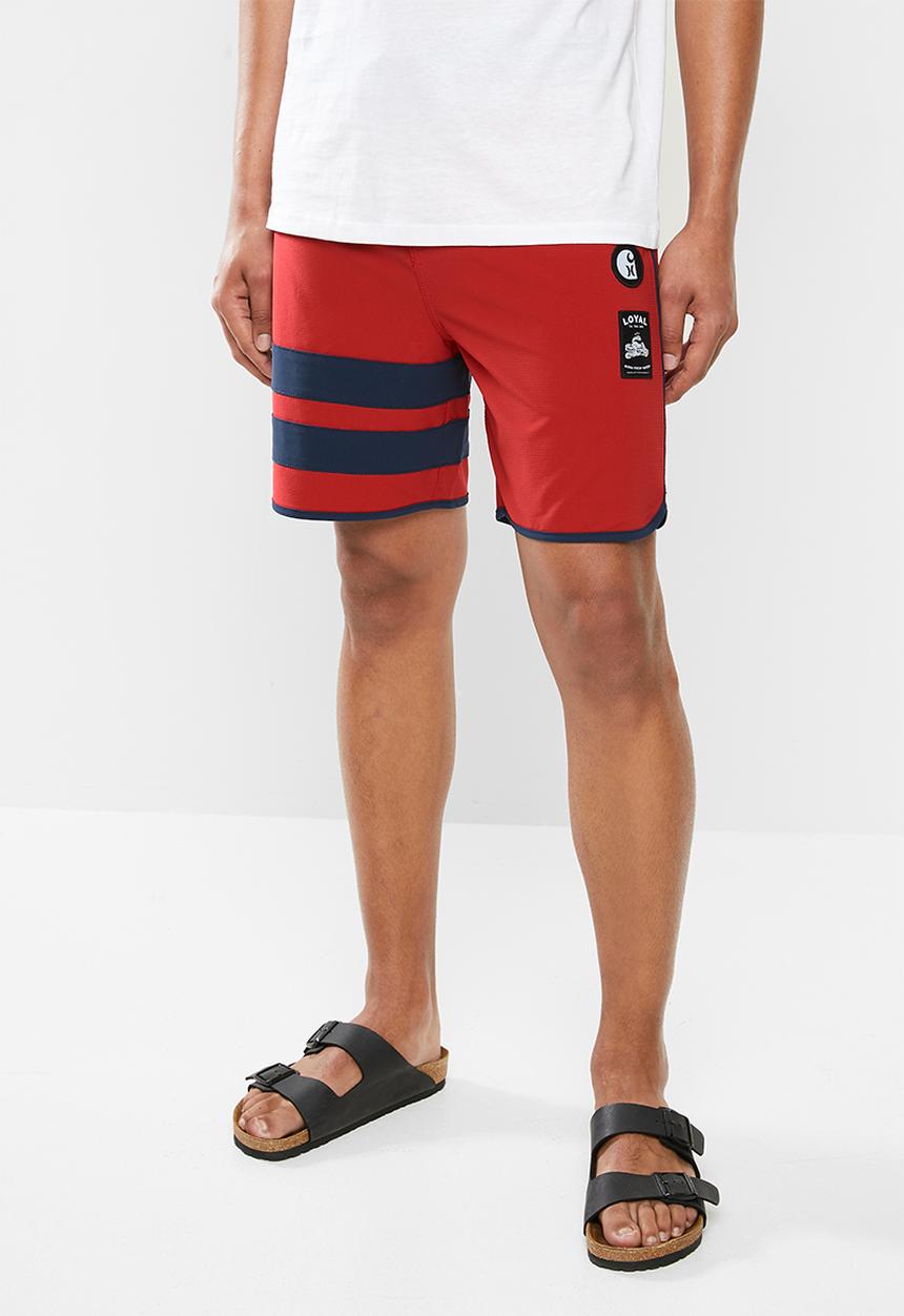 Hurley - Phtm carhartt built short - red & navy