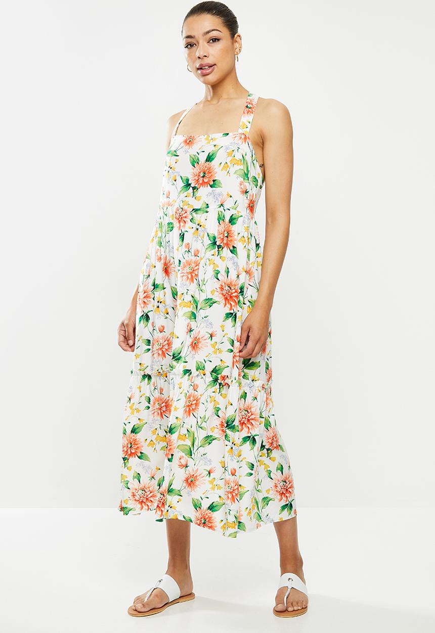 MILLA - Printed tiered dress - multi