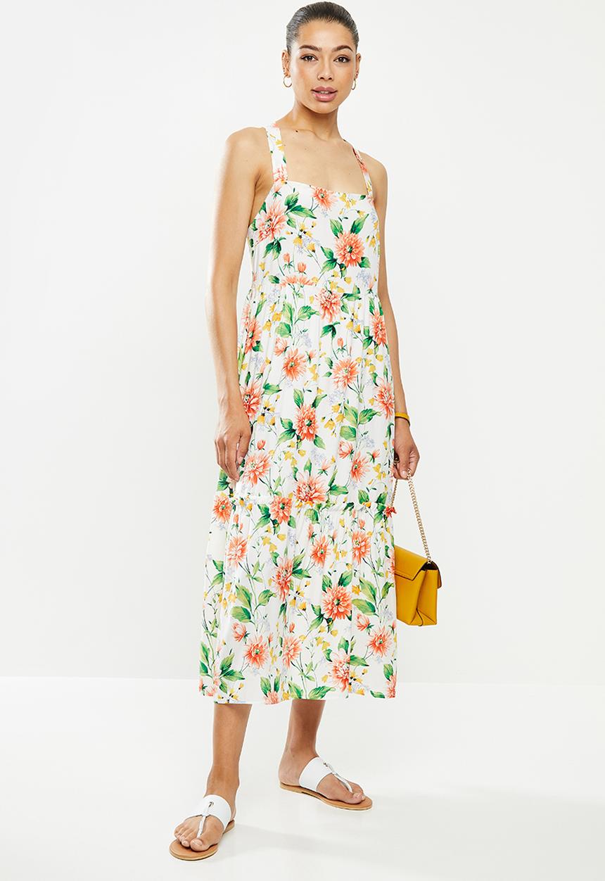 MILLA - Printed tiered dress - multi