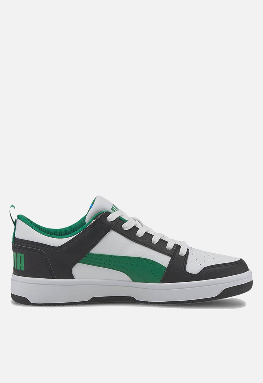 PUMA - Puma rebound layup lo sl - puma white-amazon green-puma black