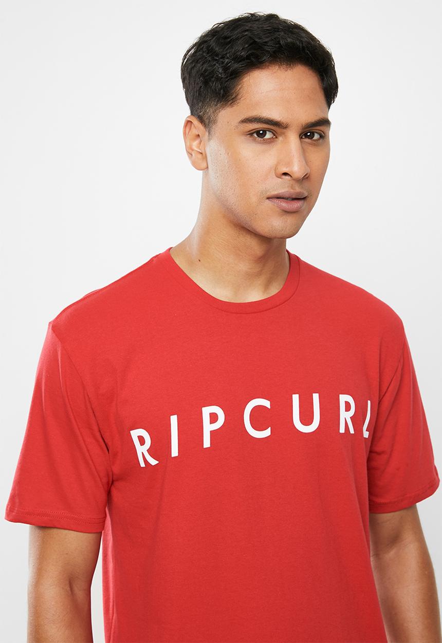 Rip Curl - Classic geo tee - red