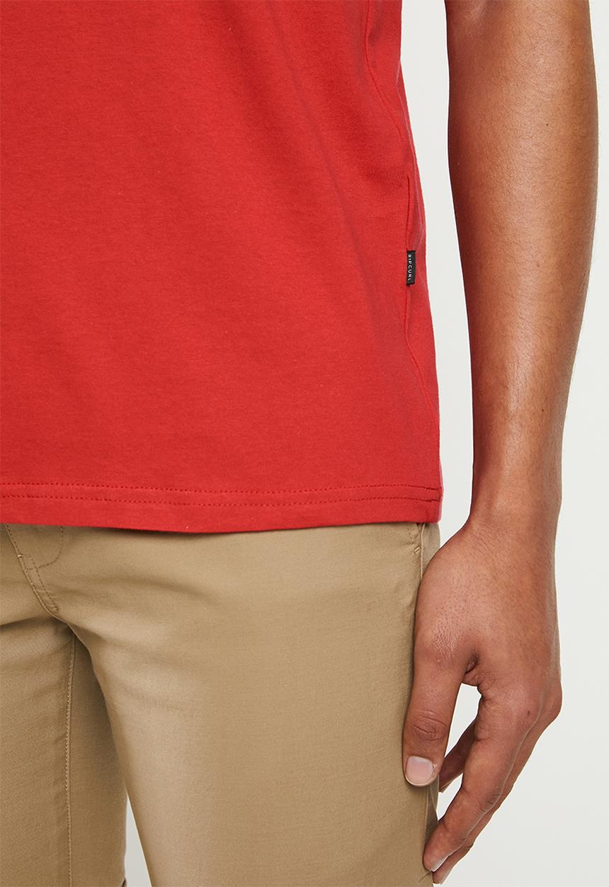 Rip Curl - Classic geo tee - red