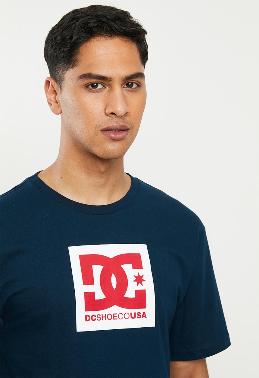 DC - Square star short sleeve tee - navy