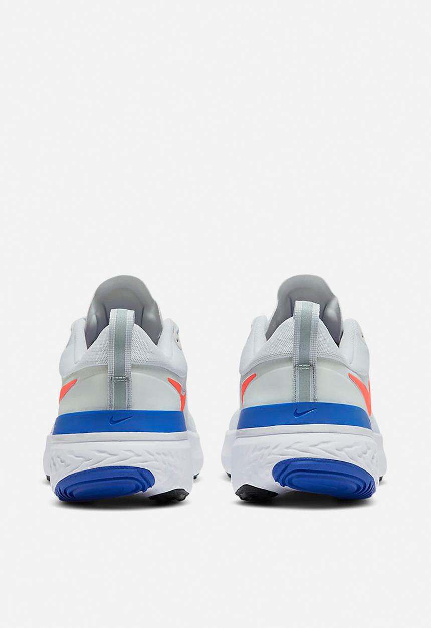 Nike - Nike react miler - cw1777-008 - pure platinum/bright crimson-racer blu