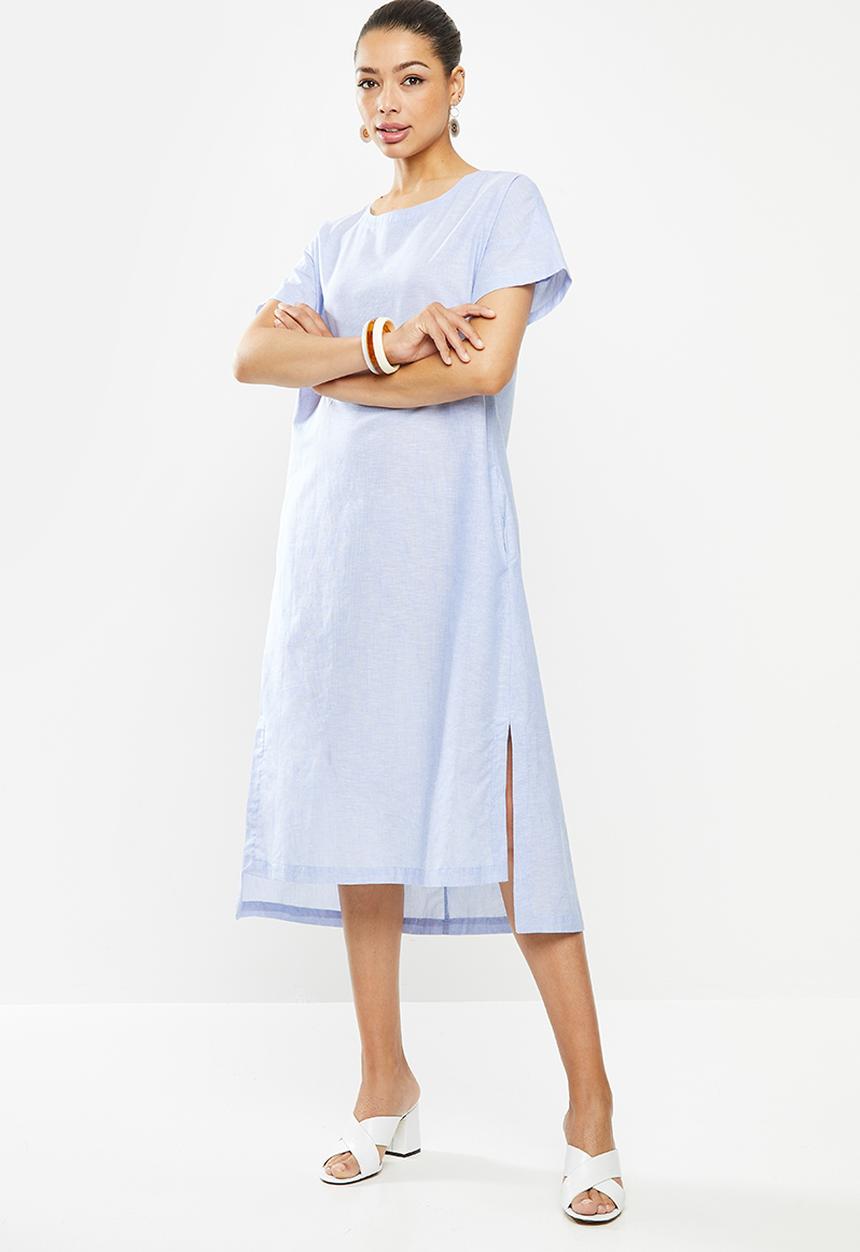 AMANDA LAIRD CHERRY - Sodwana dress - blue